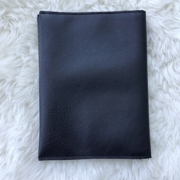 This is Ground All Leather Bi-fold Travel Passport Documents Pouch - Picture 4 of 9